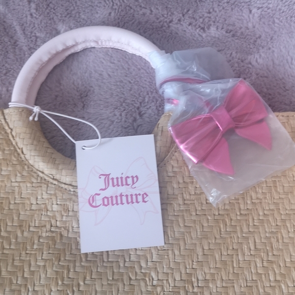 Juicy Couture • Woven Straw Beach Tote Bag NWT - Picture 6 of 6